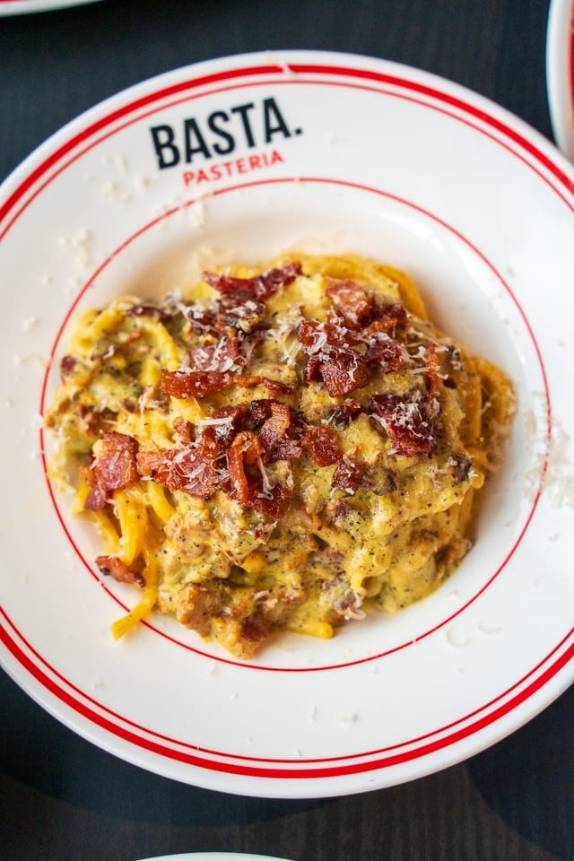 BUCATINI CARBONARA.