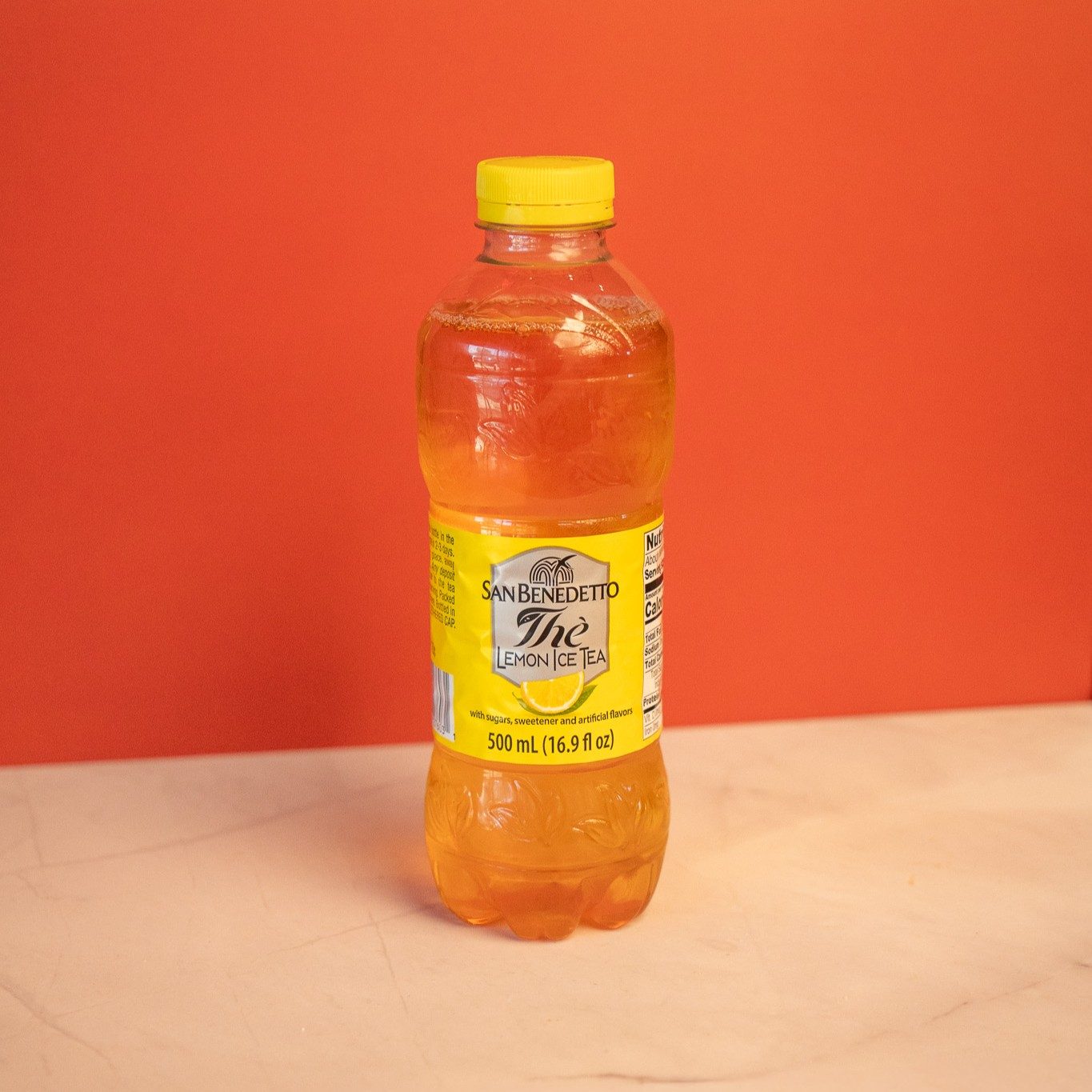 San Benedetto lemon tea.