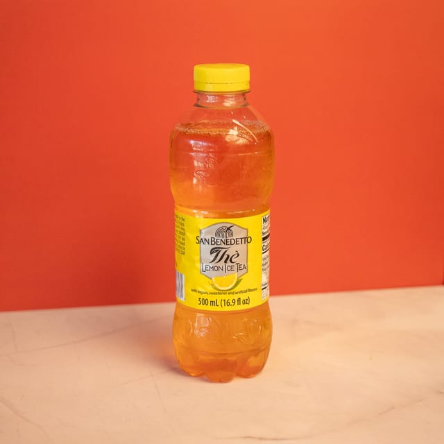 San Benedetto lemon tea.
